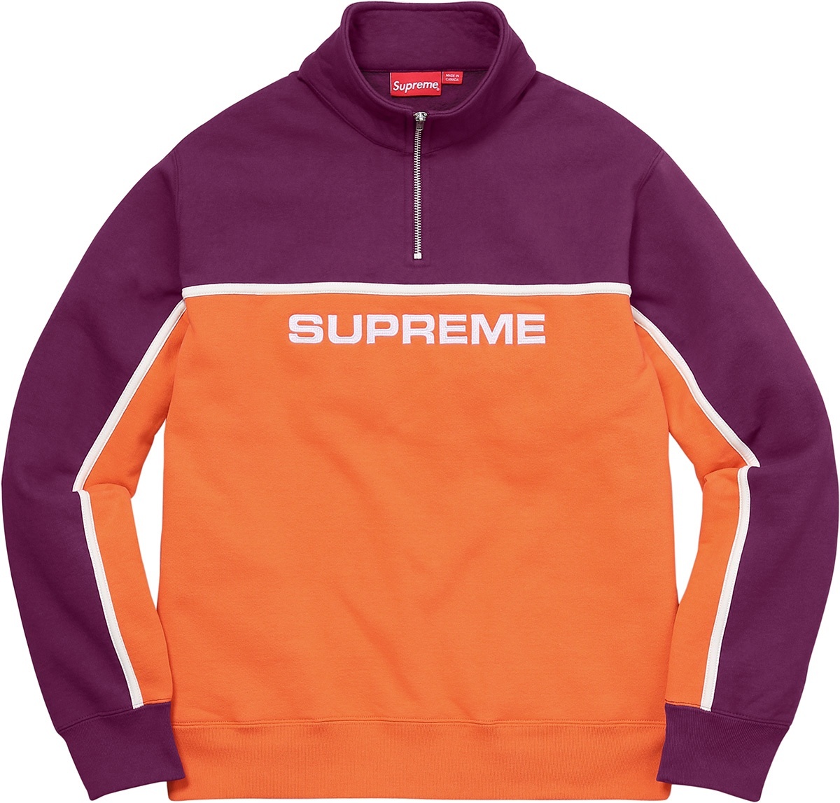 2-Tone Half Zip Sweatshirt view 2